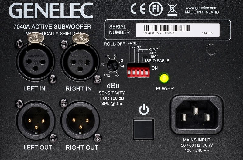 genelec subwoofer 7040a