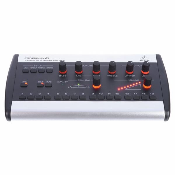 Behringer P16-M Powerplay 16 Series 16-Channel Digital Personal Mixer 