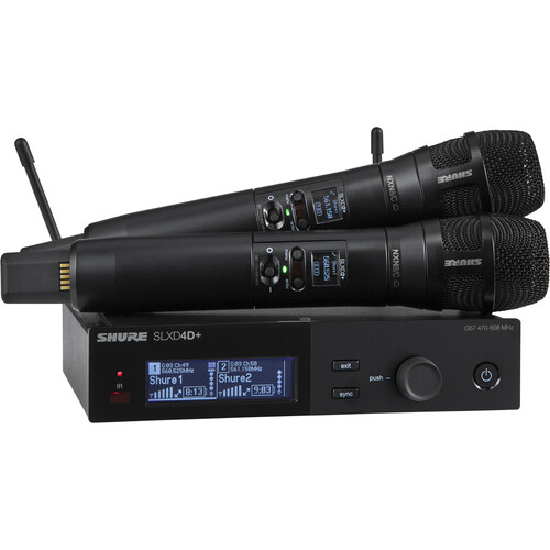 Shure SLXD24D+/N8C Dual Hand Wireless Microphone
