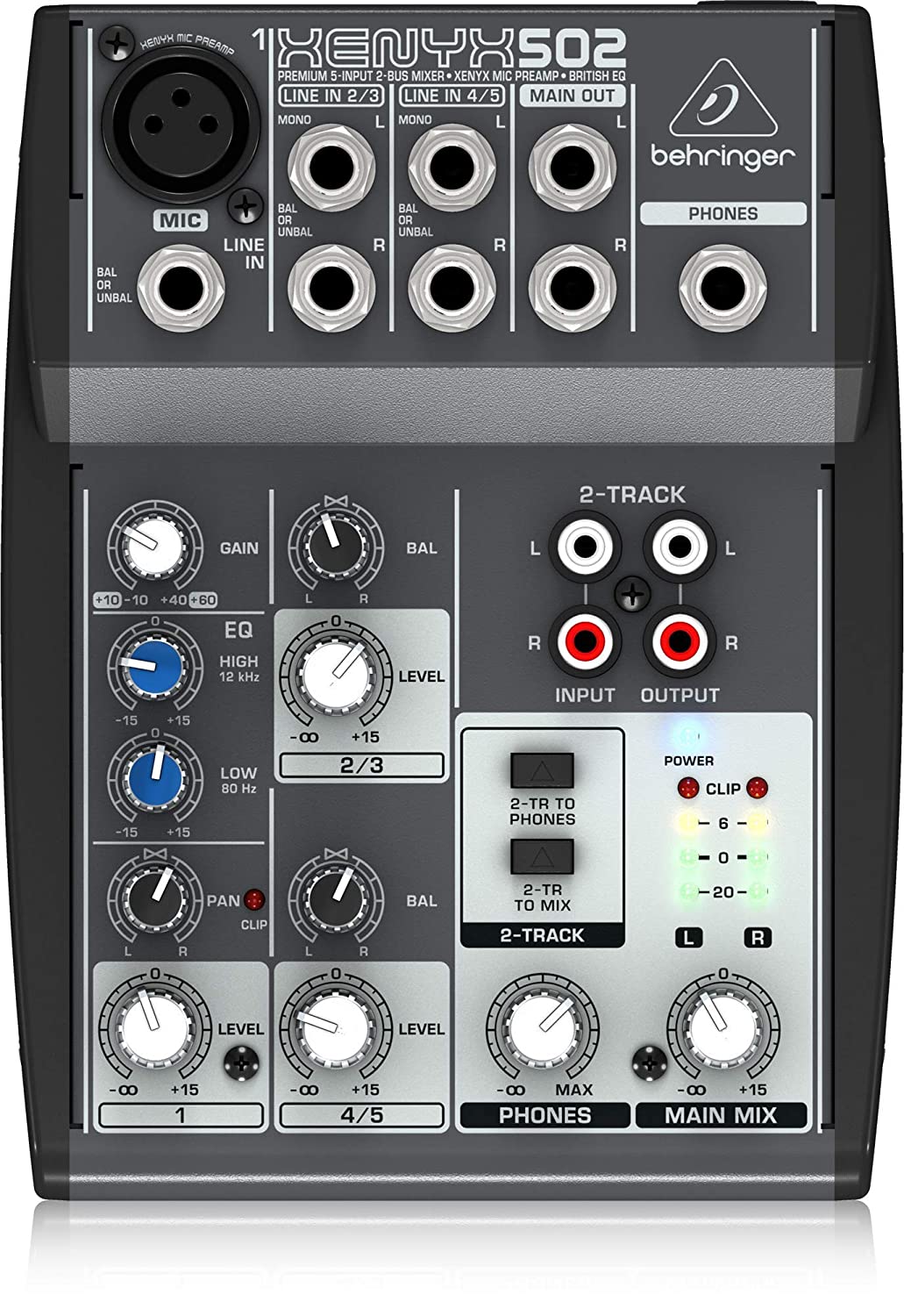 Behringer Xenyx 502 Analog Mixing Console