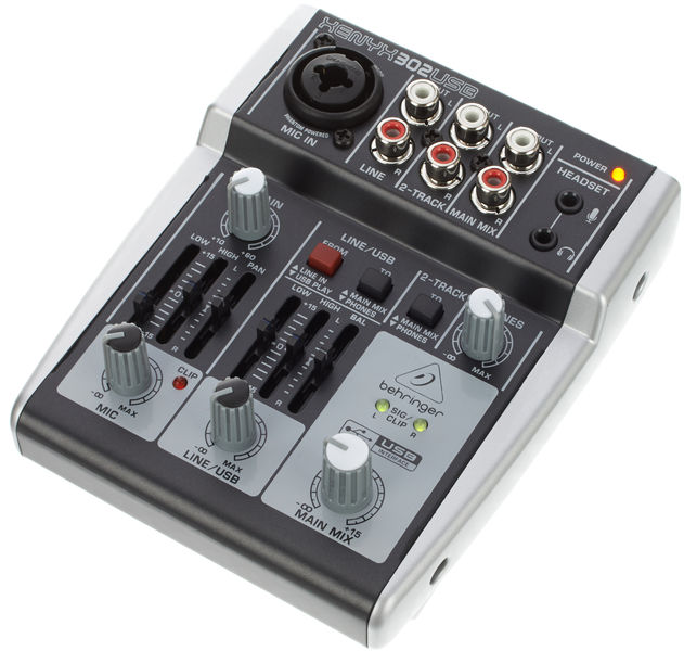Behringer Xenyx 302USB Analog Mixing Console