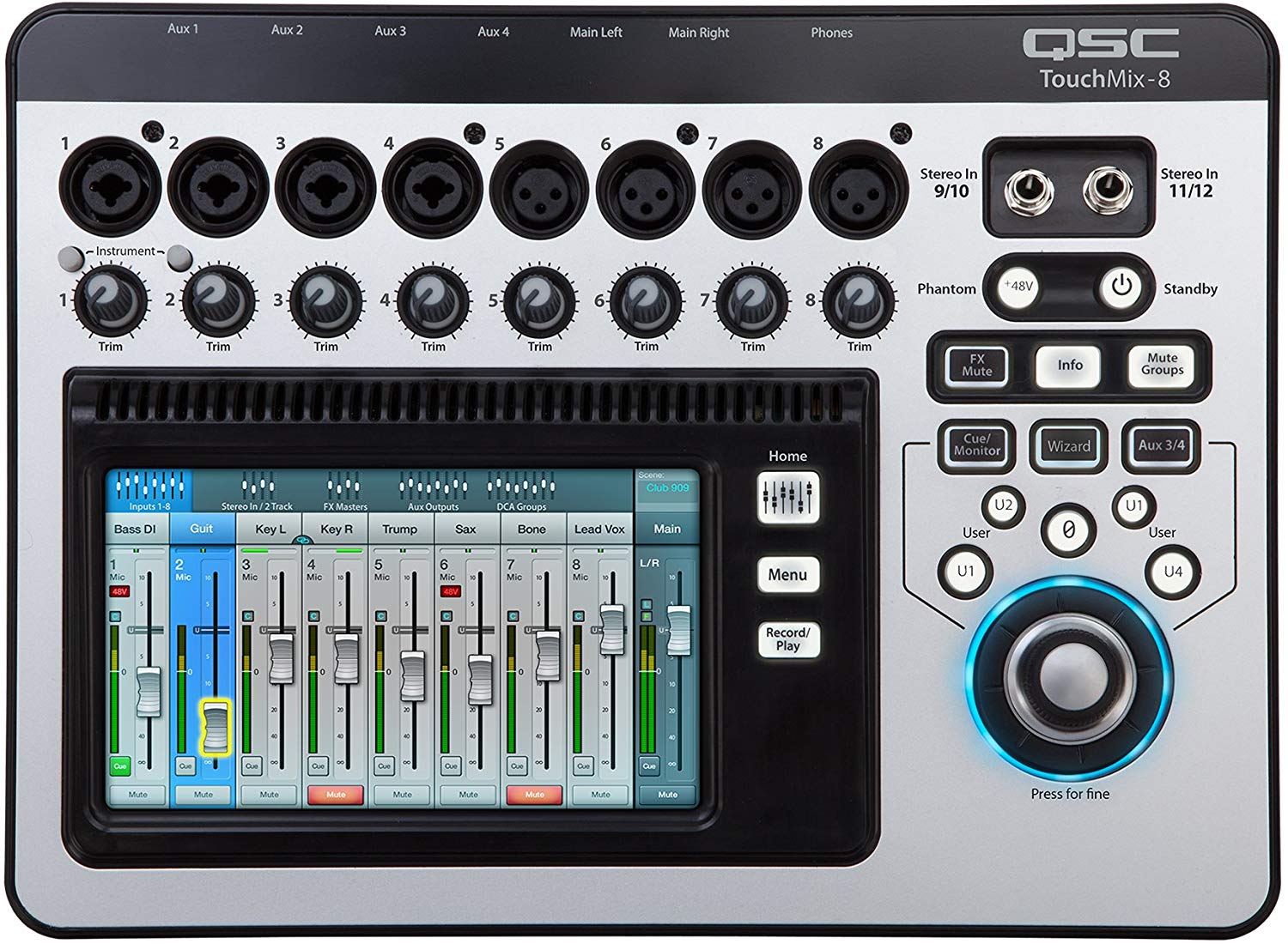 QSC Touchmix-8 Digital Mixing Console