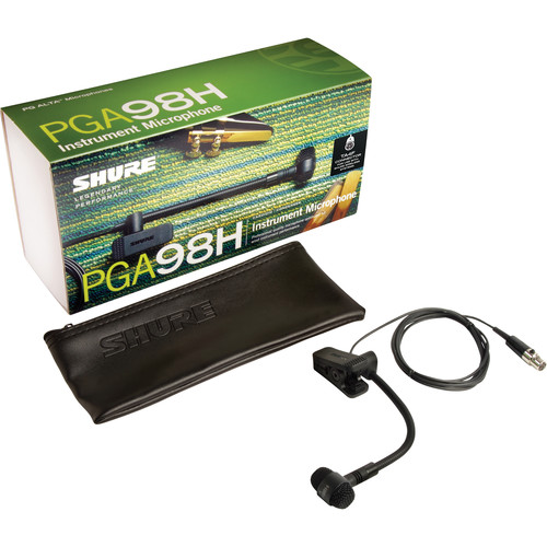 Shure PGA98H-TQG Cardioid Condenser Instrument Clip Microphone