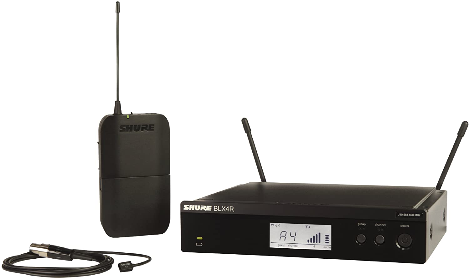 Shure BLX14R/W93 Lapel Wireless Microphone