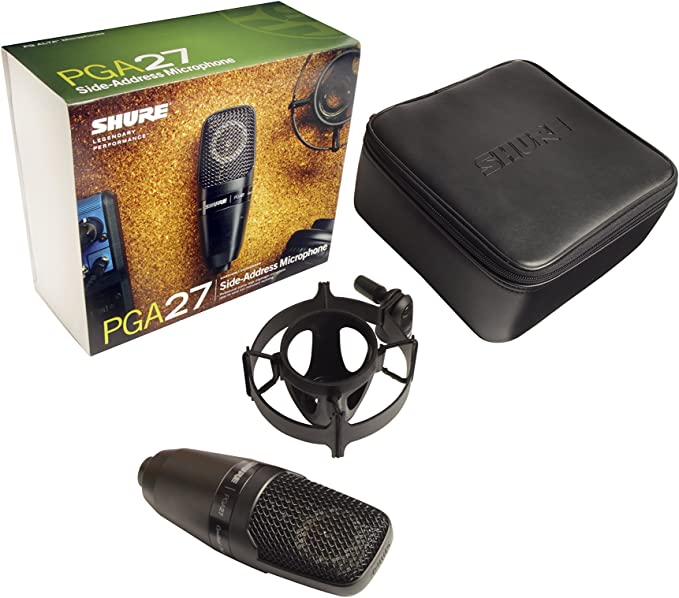 Shure PGA27-LC Cardioid Large Diaphragm Side-Address Condenser Microphone