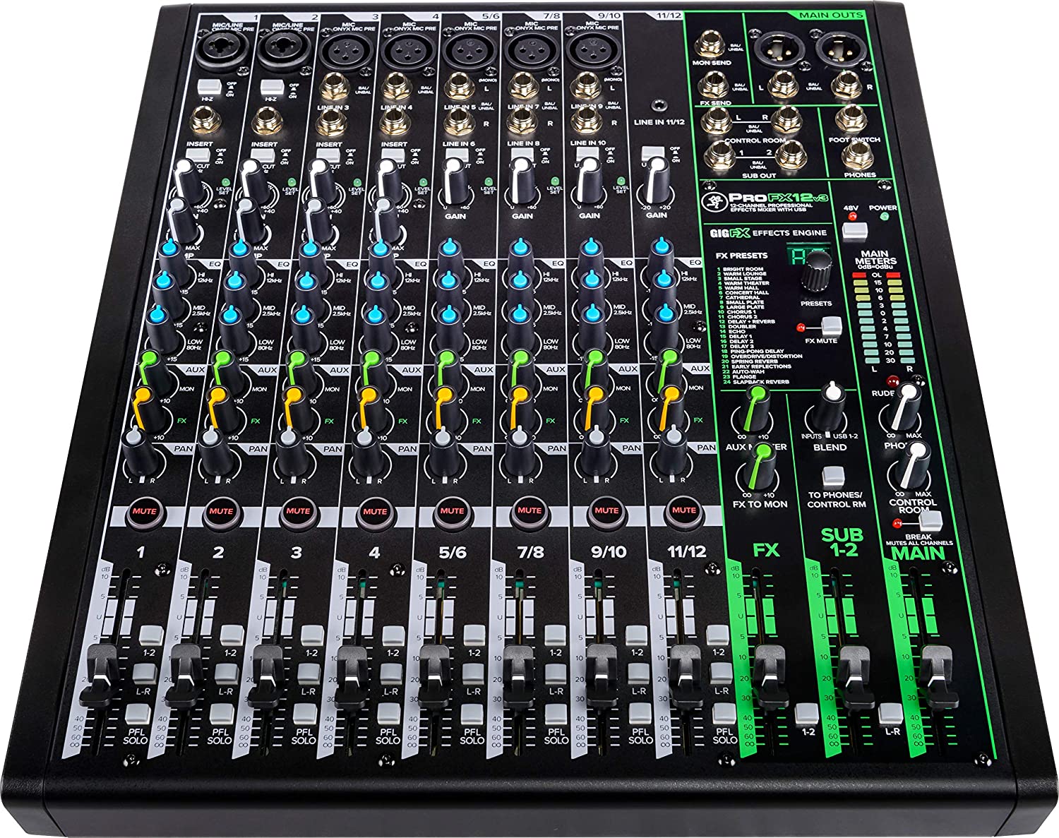Mackie ProFX12v3 Analog Mixing Console