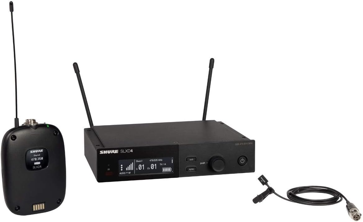 Shure SLXD14/93 Lapel Wireless Microphone