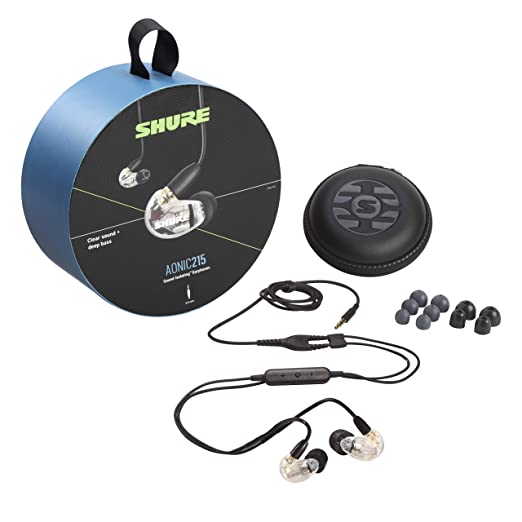 Shure AONIC 215 Sound Isolating Earphones-Clear