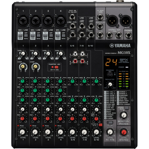 Yamaha MG10X CV Analog Mixing Console