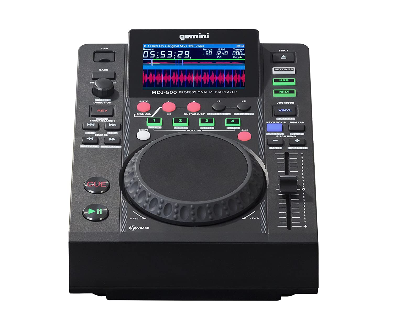 Gemini MDJ-500 Professional USB Media Player
