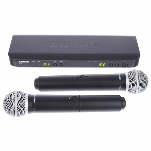 Shure BLX288/PG58 Dual Hand Wireless Microphone