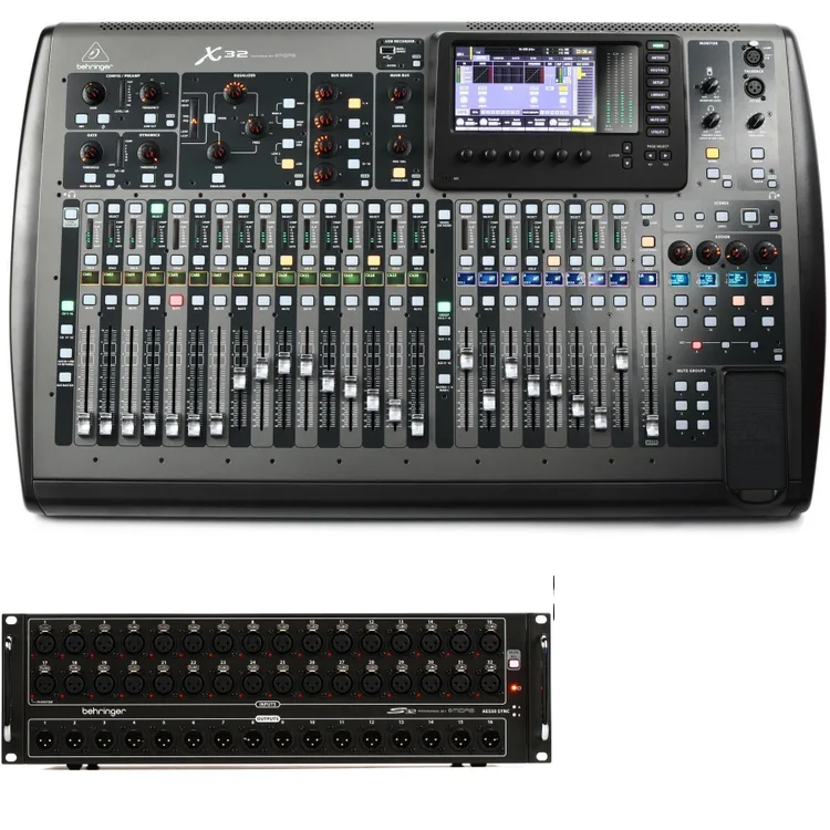 Behringer X32 Digital Mixing Console with S32 Stagebox