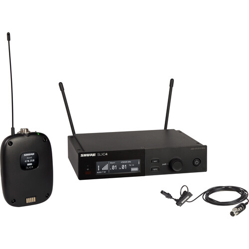 Shure SLXD14/UL4B Lapel Wireless Microphone