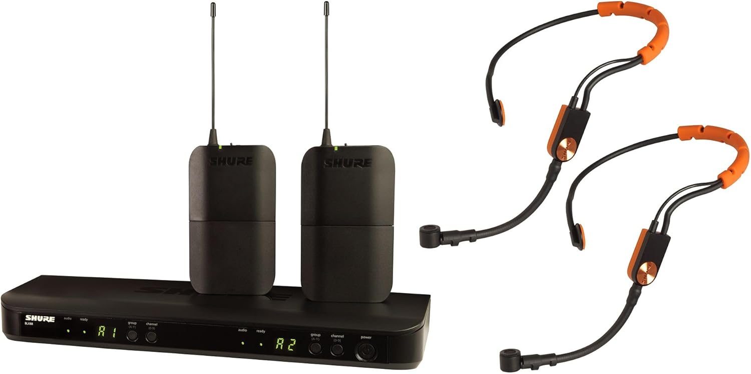 Shure BLX188/SM31 Dual Fitness Headworn Wireless Microphone