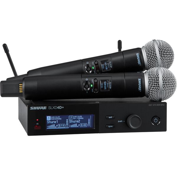 Shure SLXD24D+/58 Dual Hand Wireless Microphone