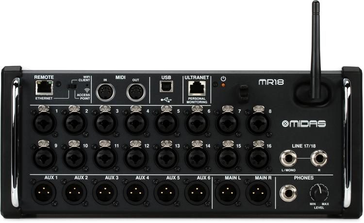 Midas MR18 Digital Mixing Console