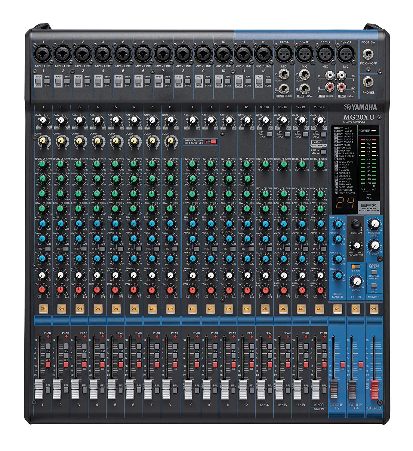 Yamaha MG20XU Analog Mixing Console
