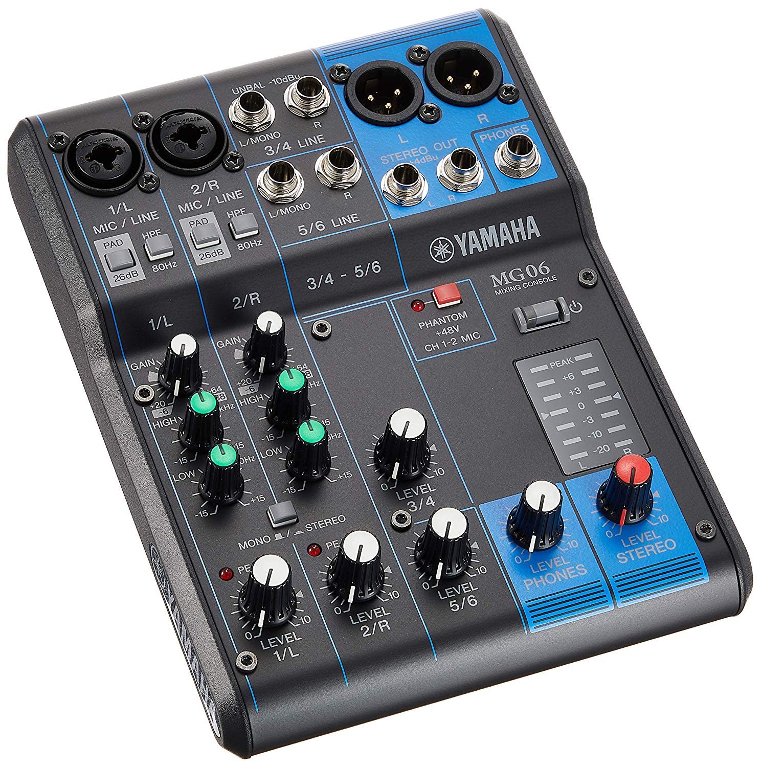 Yamaha MG06 Analog Mixing Console