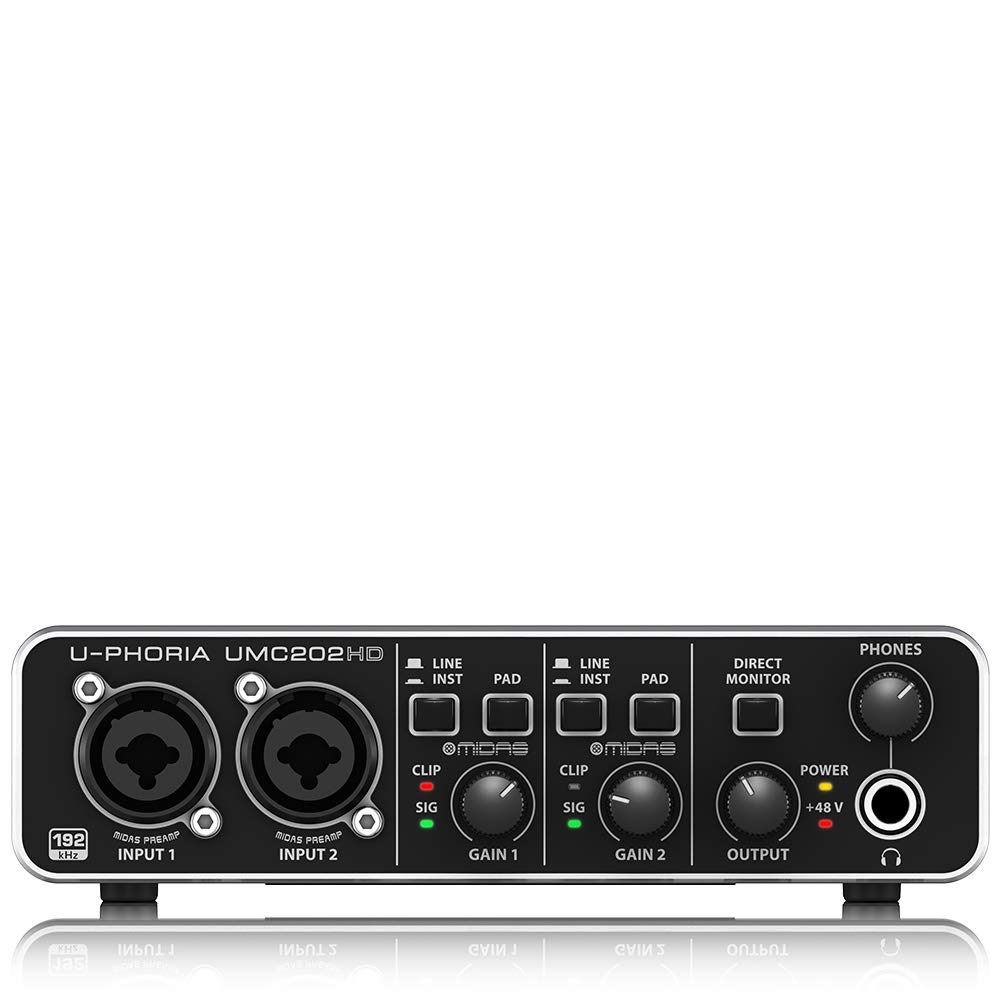 Behringer U-Phoria UMC202HD USB Audio Interface