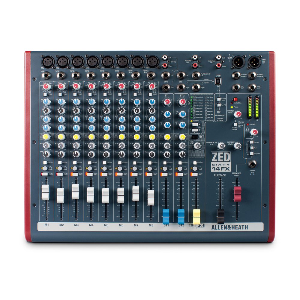 Allen & Heath ZED60-14FX Analog Mixing Console