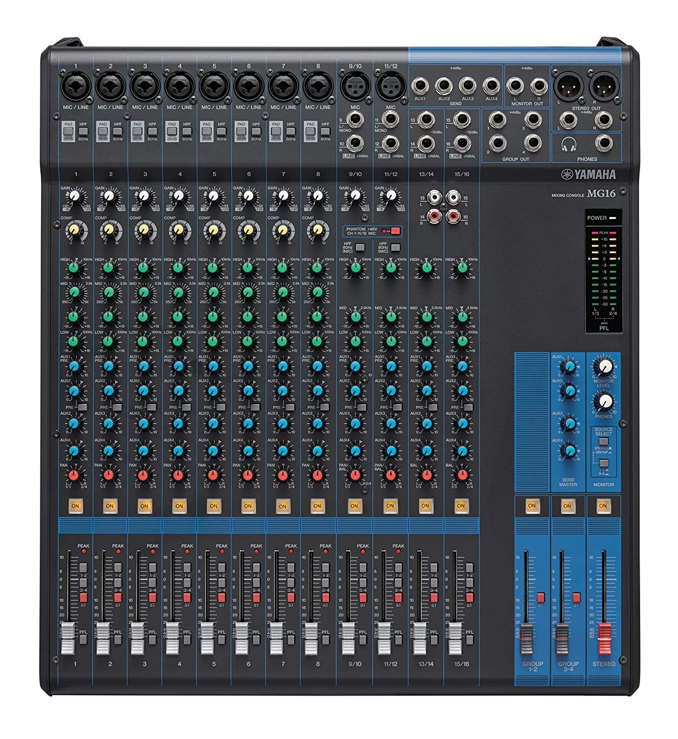 Yamaha MG16 Analog Mixing Console