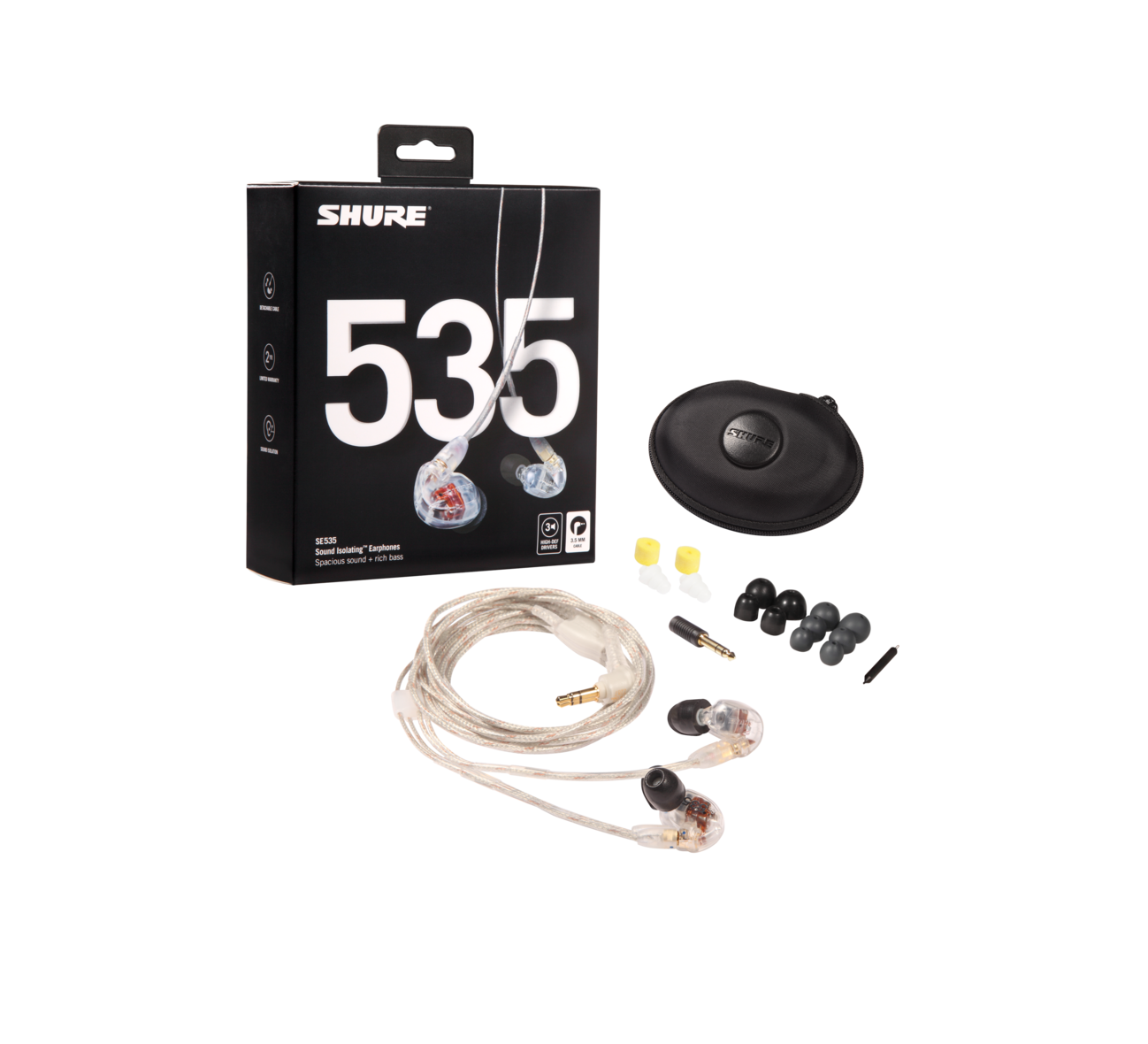Shure SE535-CL Professional Sound Isolating Earphones