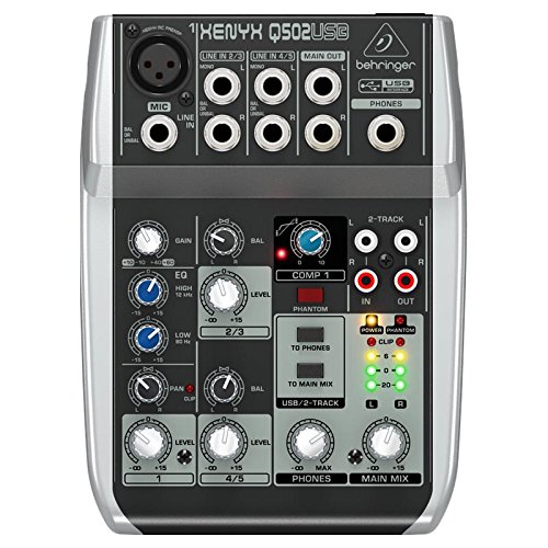 Behringer Xenyx Q502USB Analog Mixing Console