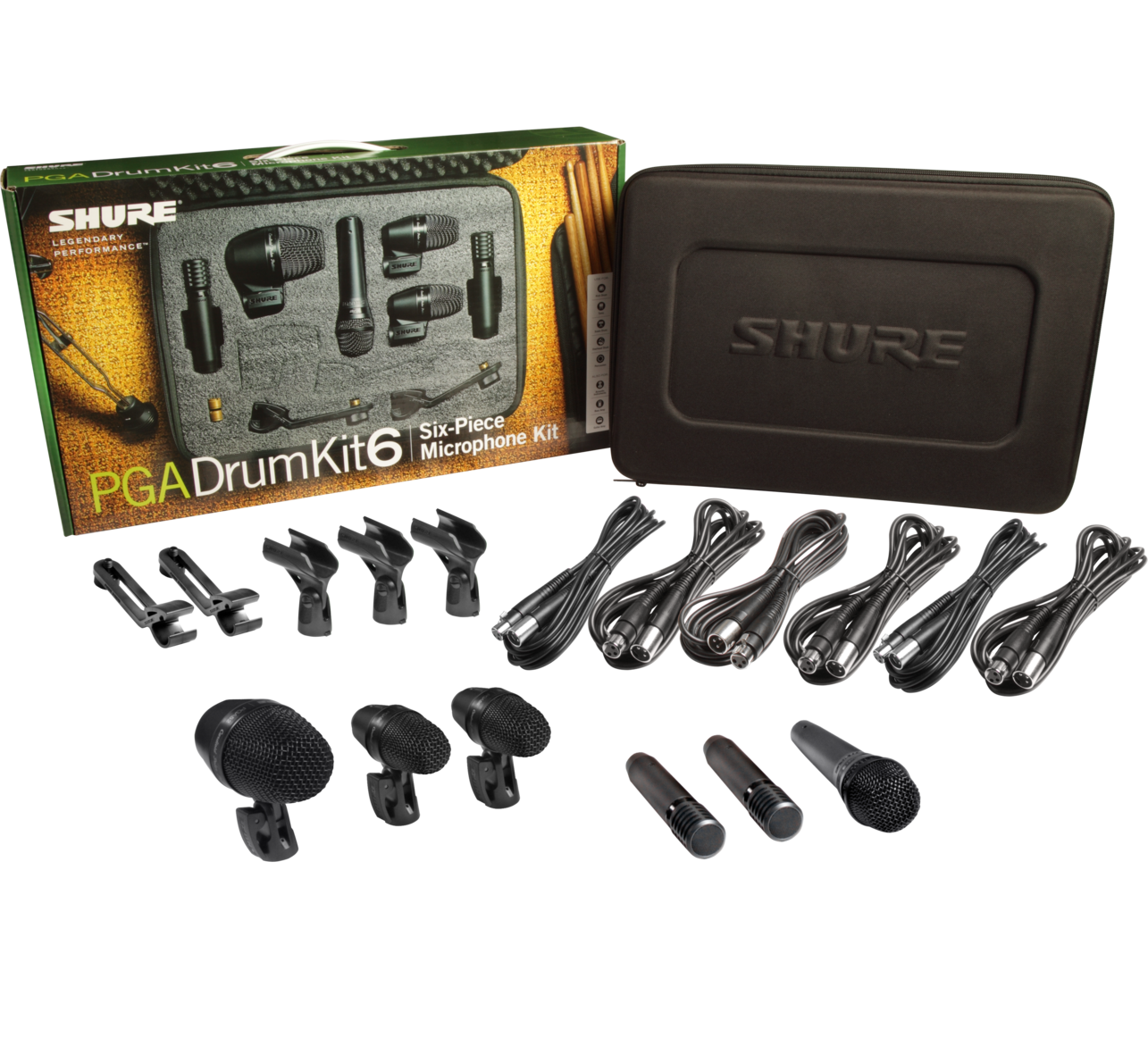 Shure PGADRUMKIT6 Drum Microphone Kit