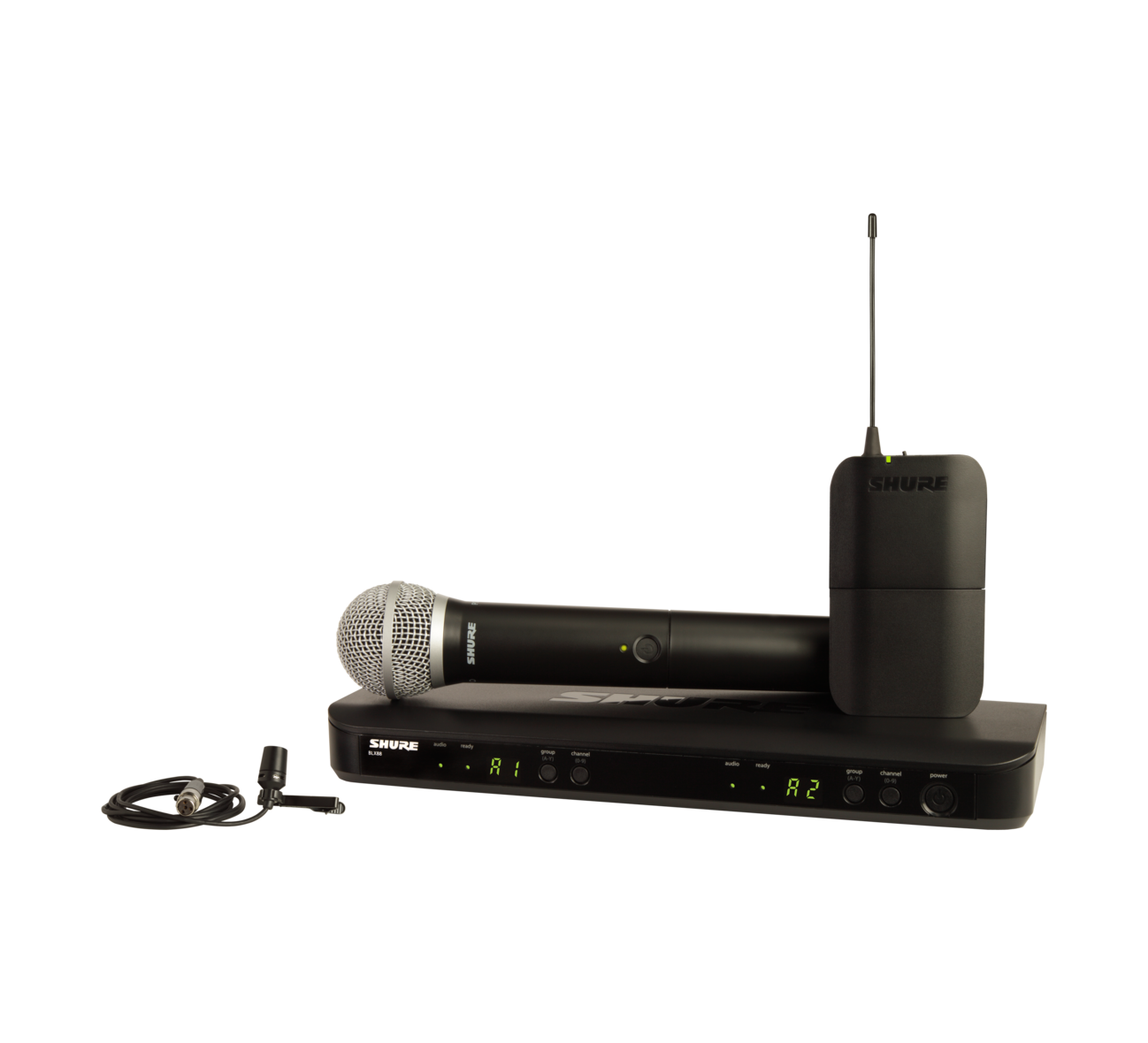 Shure BLX1288/CVL Dual Hand-Lapel Wireless Microphone