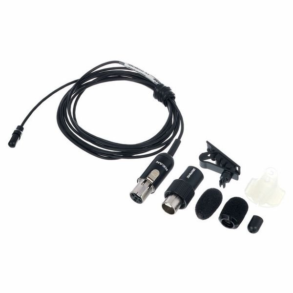 Shure DuraPlex DL4 B/O-MTQG-A Omnidirectional Lapel Microphone