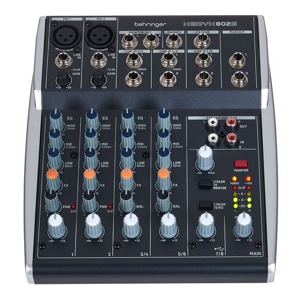 Behringer Xenyx 802S Analog Mixing Console | Buy Behringer Xenyx 802S ...