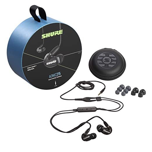 Shure AONIC 215 Sound Isolating Earphones Black Buy Shure AONIC