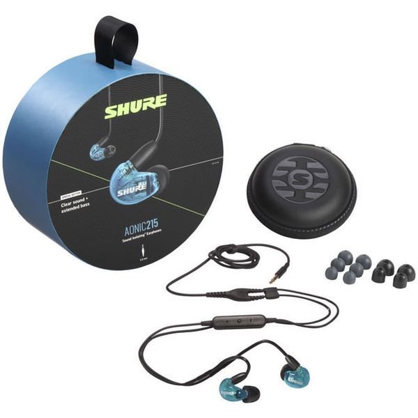 Shure AONIC 215 Sound Isolating Earphones Blue Buy Shure AONIC