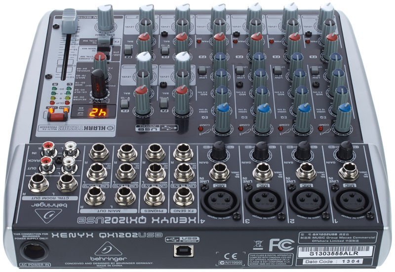 Behringer Xenyx QX1202USB Analog Mixing Console - Behringer Xenyx QX1202USB  Online - India, Mumbai, New Delhi, Chennai, Bangalore, Kolkata, Hyderabad, Pune, Goa, Nashik, Nagpur