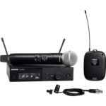 Shure SLXD124/85M Digital Wireless Combo System with SM58 Handheld and WL185m Lavalier Microphones