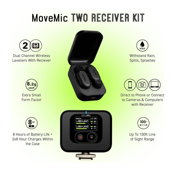 Shure Movemic Two Receiver Kit - Image 4