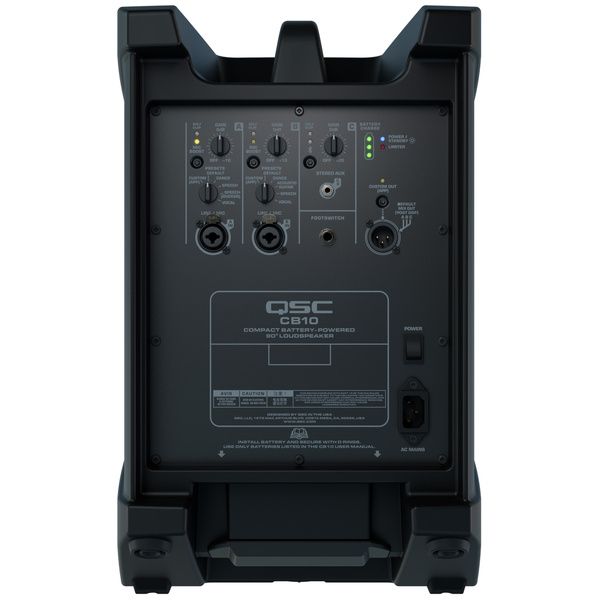 QSC CB10 Battery Powered Speaker - Image 4